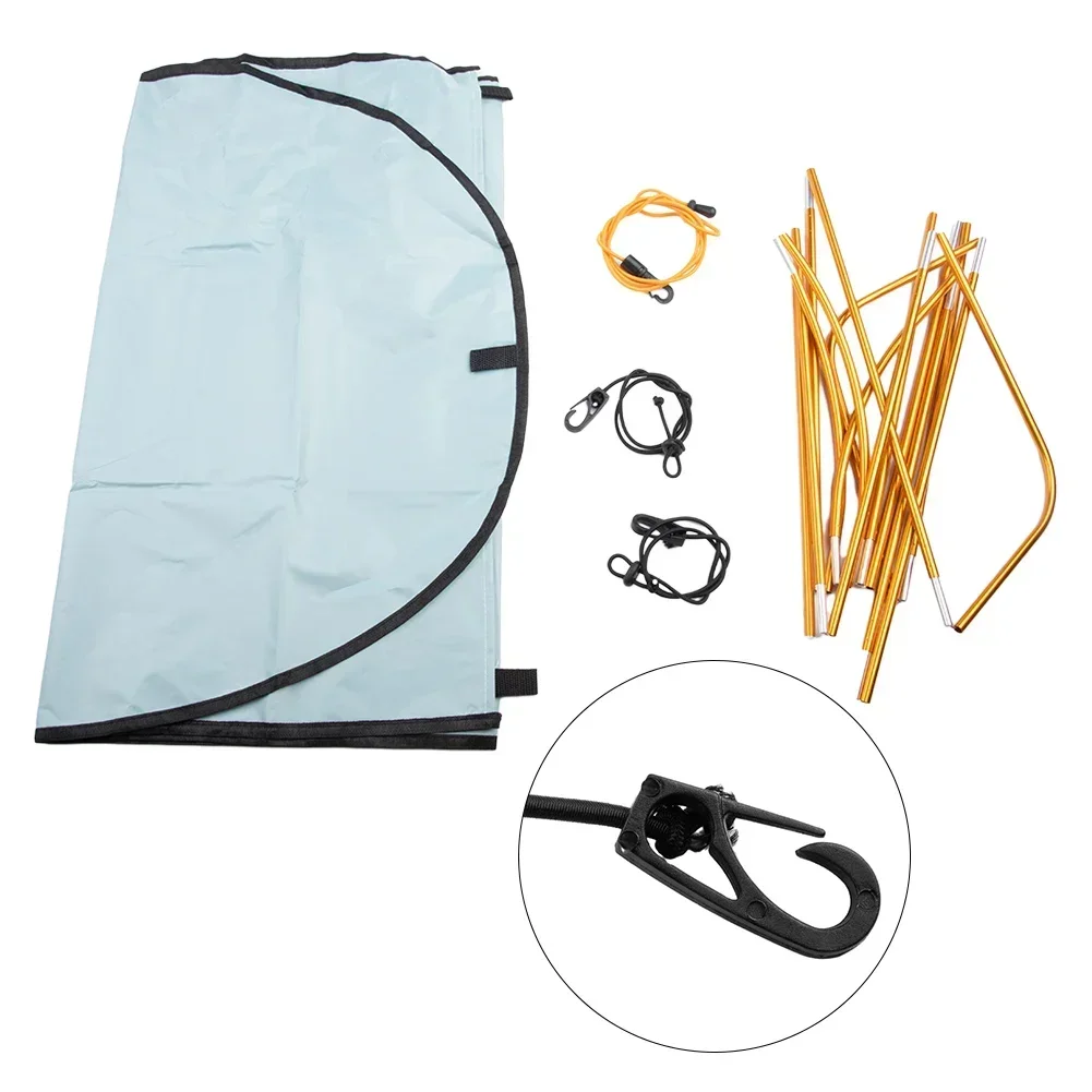 Тент для каяка тканевый навес лодки от солнца каноэ палатка рыбалки и дождя