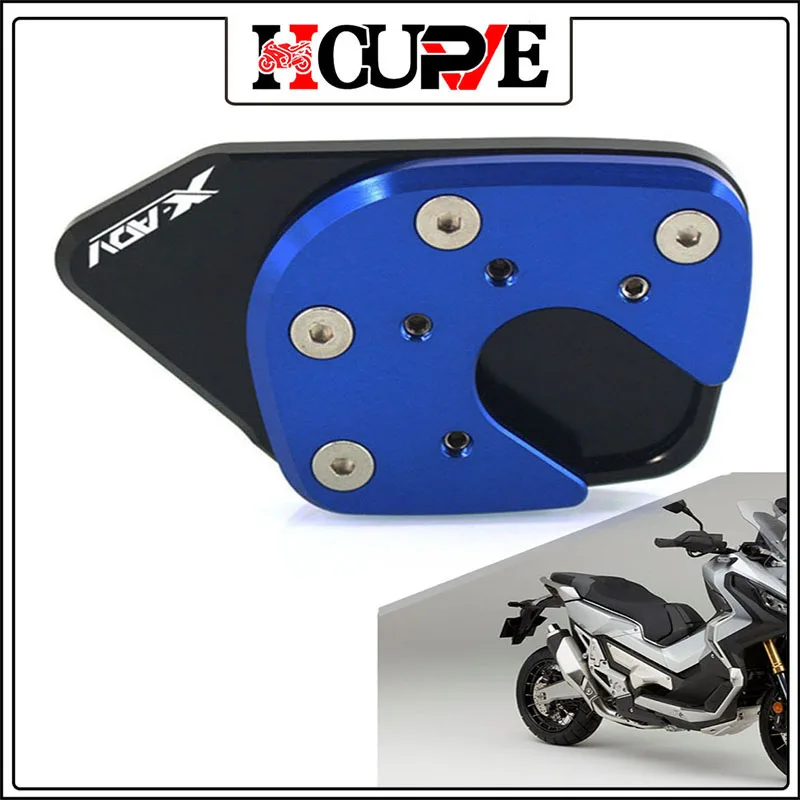 

For HONDA X-ADV750 XADV750 X-ADV XADV 750 2017 2018 Motorcycle CNC Aluminum Kickstand Sidestand Stand Extension Enlarger Pad