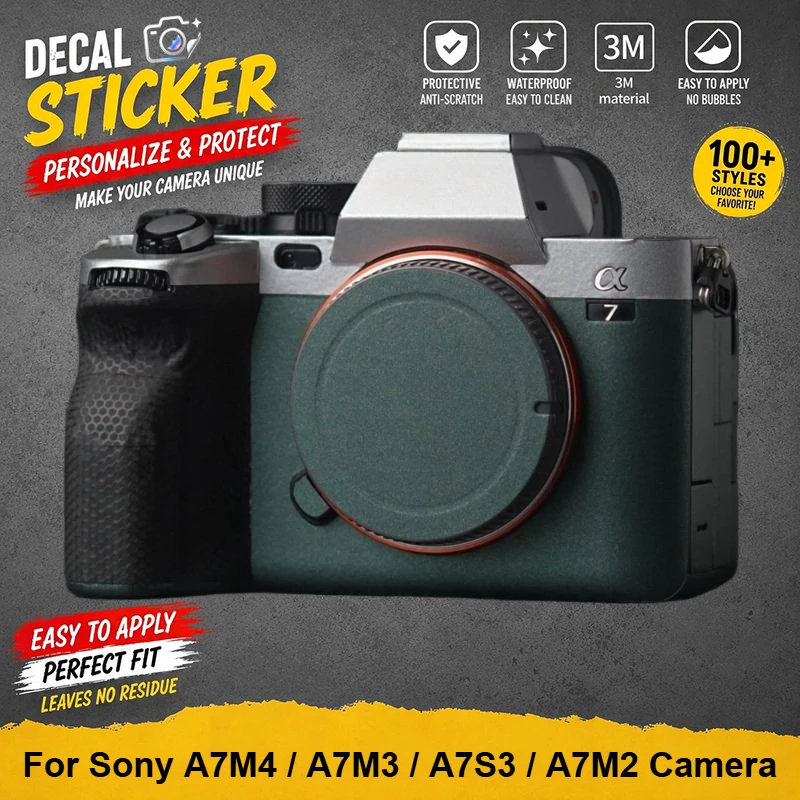 Фото Защитная пленка PrizMo для камер Sony A7M4 / A7M3 / A7S3 / A7M2: улучшенная защита корпуса, наклейка-деколь, защитное покрытие №1