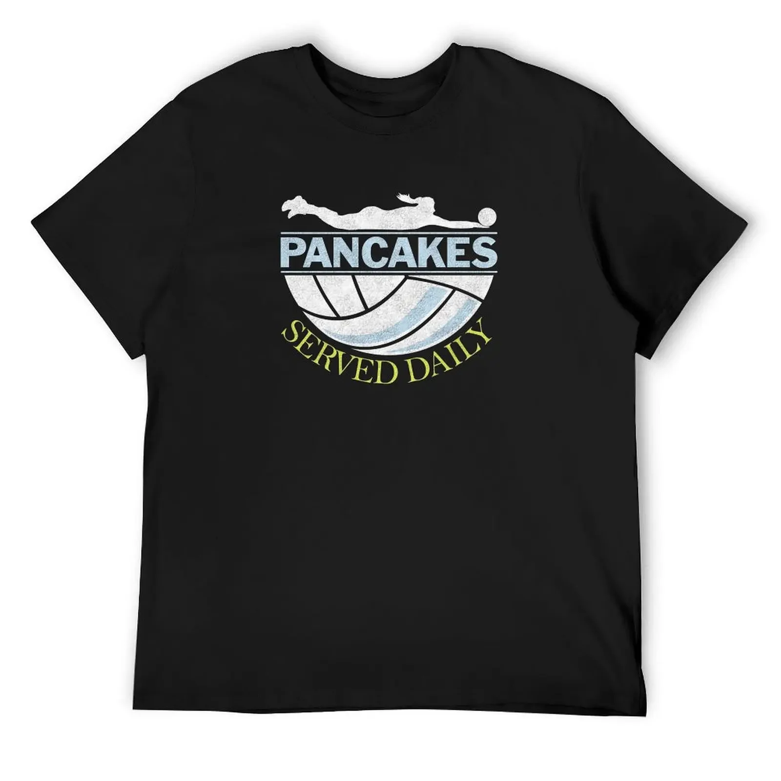 Футболка Млинчики Served Daily Volleyball Libero уличная одежда милая винтажные мужские