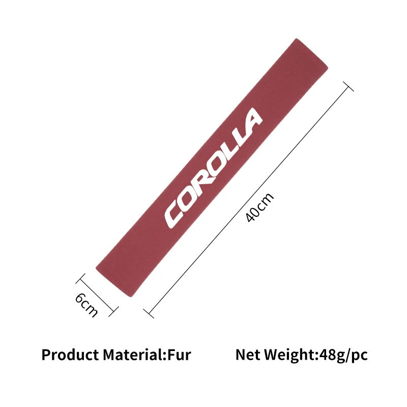 Сверхдлинный чехол для ремня безопасности из искусственной кожи 40 см наплечный