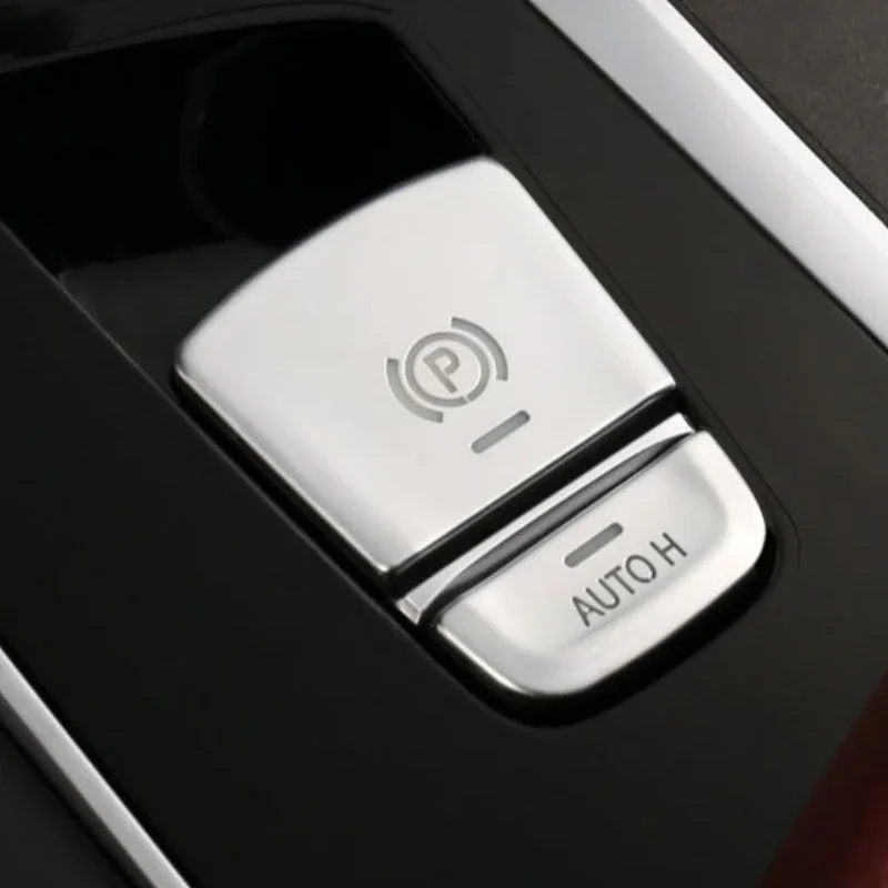 Для BMW 5 серии G30 X3 G01 X4 G02 18-24 ABS автомобильный центральный ручной тормоз крышка P кнопка отделка наклейка интерьерные автомобильные аксессуары (art.: 3920d40b271e4) - 3920d40b271e4