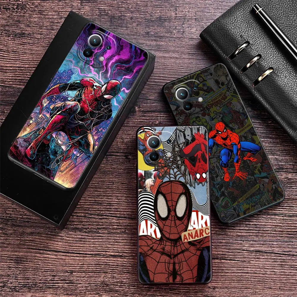 

Marvel Venom Spiderman Comics Phone Case For Xiaomi 12T Pro Case 11 Lite 5G NE 12T 12 13 Pro 12 Lite 9 10 Back Cover Funda Coque