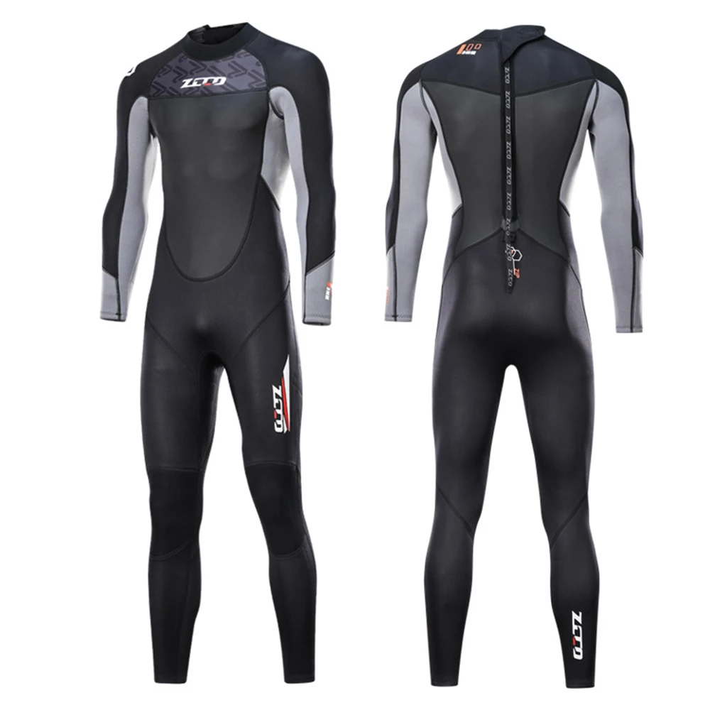 3MM Neoprene Wetsuit Professional Men's And Women's One-Piece Thickened Warm Water Sports Snorkeling Surfing Deep Diving Wetsuit