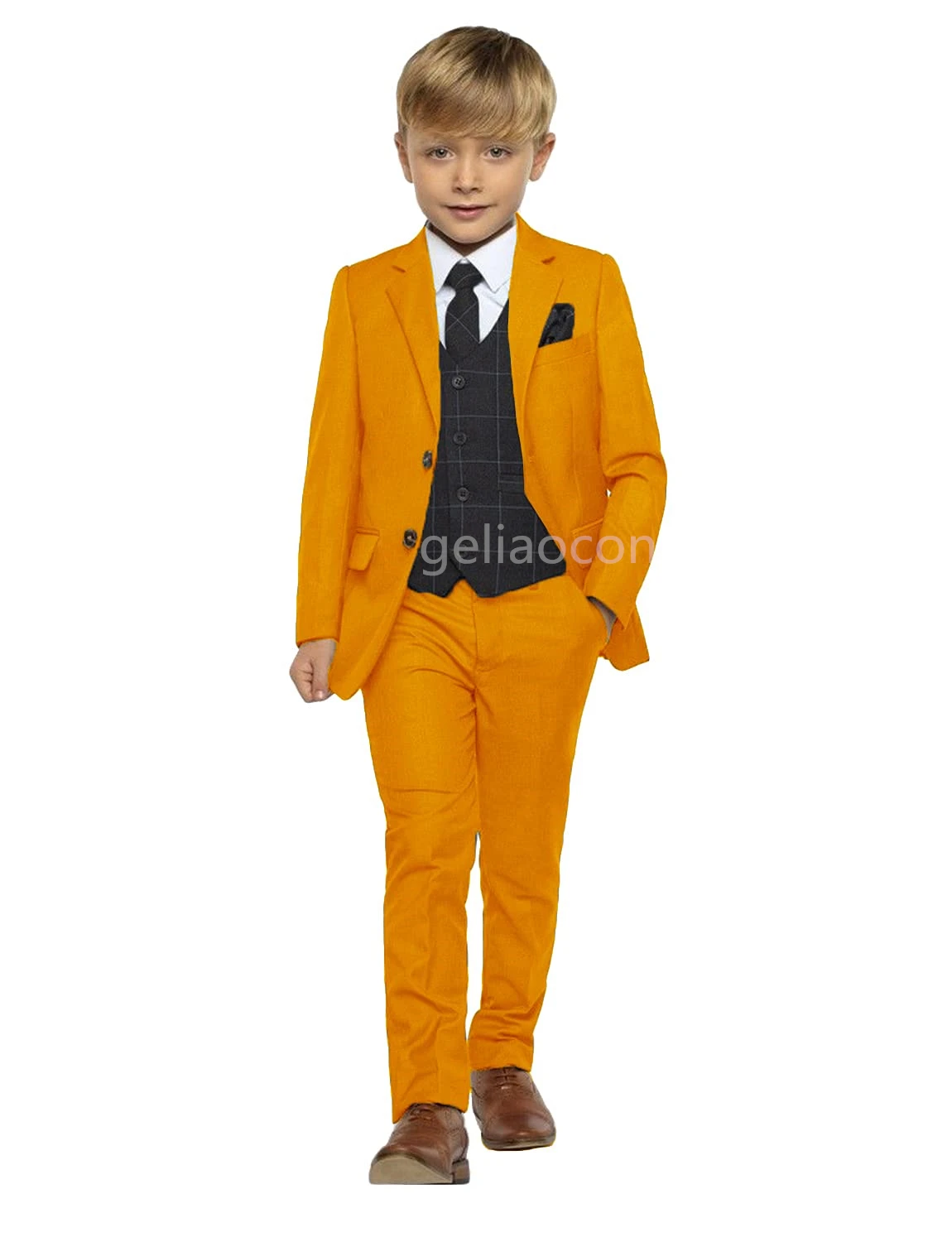 2022 New Tuxedo Formal Baby Boy Wedding Suits Solid Kids School Uniform Elegant Children Ceremony Costumes Toddler Party Clothes