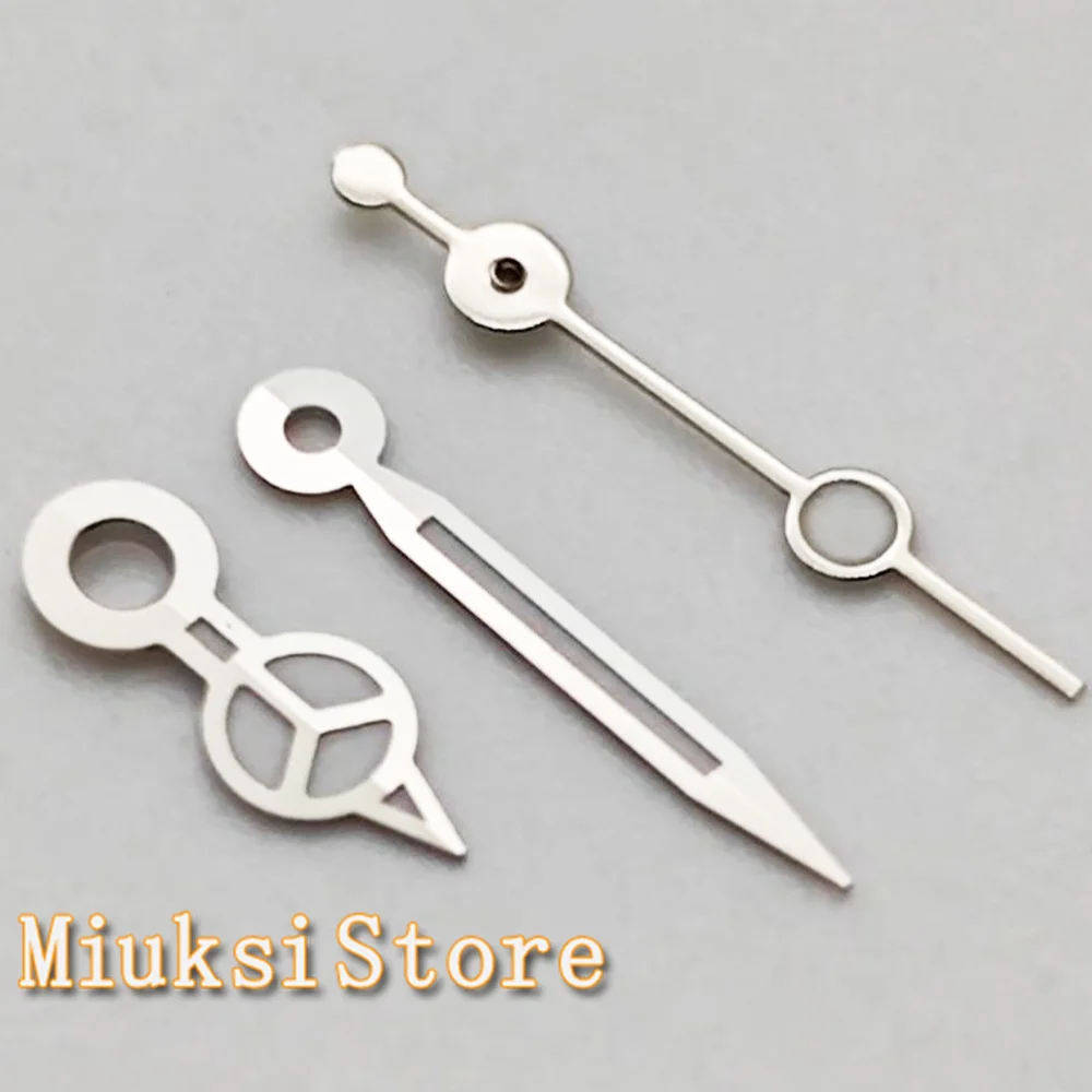 Стрелки NH05 серебро/золото/розовое золото стрелки часов зеленые светящиеся