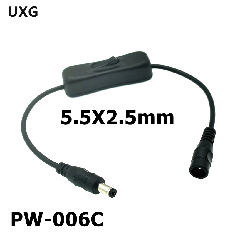 

Переключатель UXG ВКЛ/ВЫКЛ 5,5x2,1 мм 12В/24В