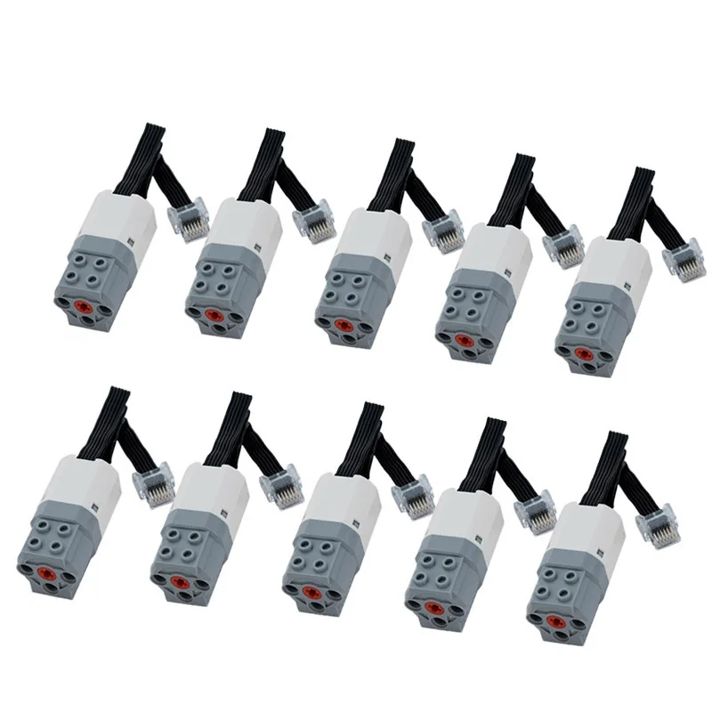 

10-20Pcs/lot Power Functions Electric Parts Compatible with 21980 45303 WeDo 2.0 Medium Motor for 45300 STEM Core Set Smart Hub