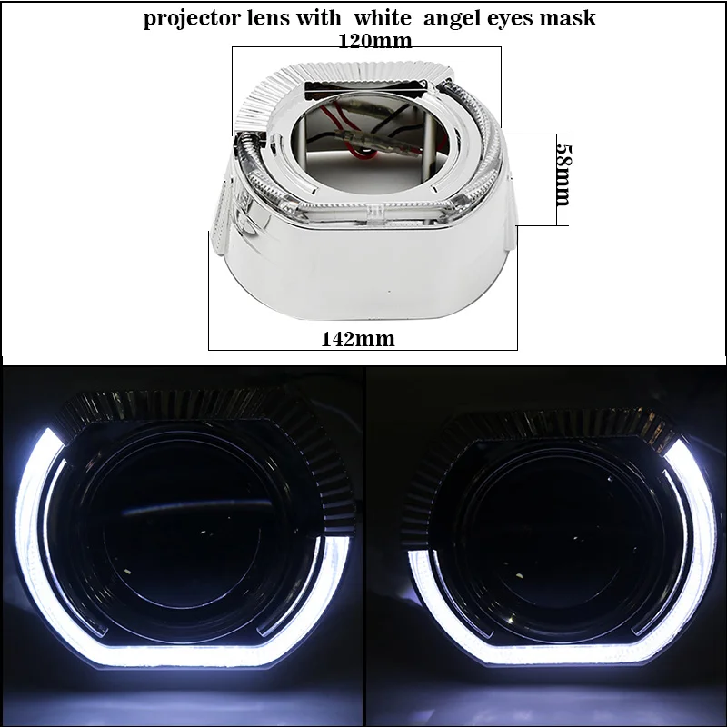 

Sanvi Car 3 "12V 70W 5500K A6L Bi LED Лазерный проектор Линза Фара Авто Фара с кронштейном Hella G5 3R Модернизация переднего света