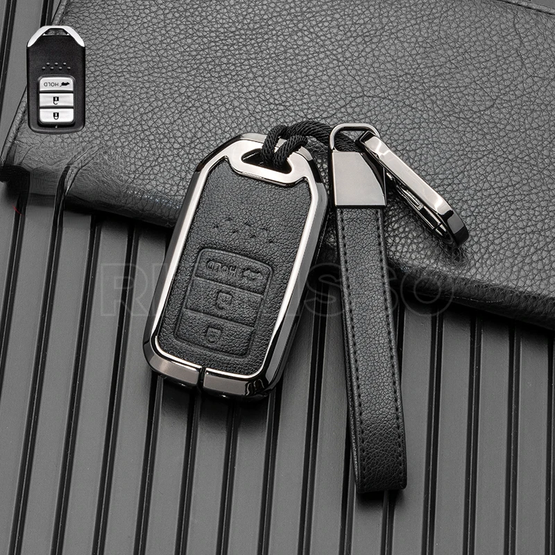 

Чехол для автомобильного ключа оболочка для Honda CRV Φ Fit Civic Accord CR-V HRV городская Одиссея