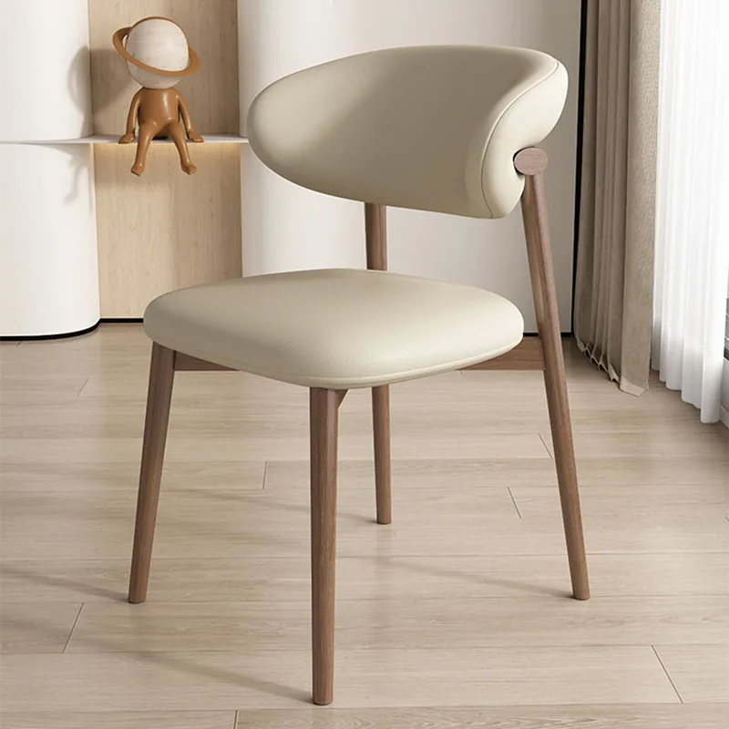 

Wood Kitchen Dining Chairs Office Accent Restaurant Ergonomic Computer Dining Chairs Designer Silla Comedor Luxury Furniture