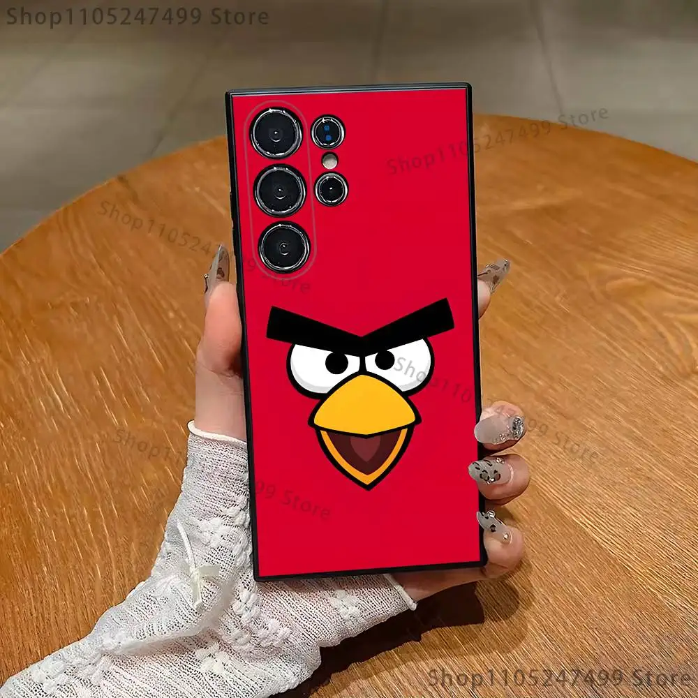 Чехол для телефона Game A-Angry B-Birds для Samsung S25, S24, S21, S22, S23, S30, Ultra, S20, Plus, Fe, Lite, Note, 10,9,5G, черный чехол (art.: 3920d48352ef1) - 3920d48352ef1