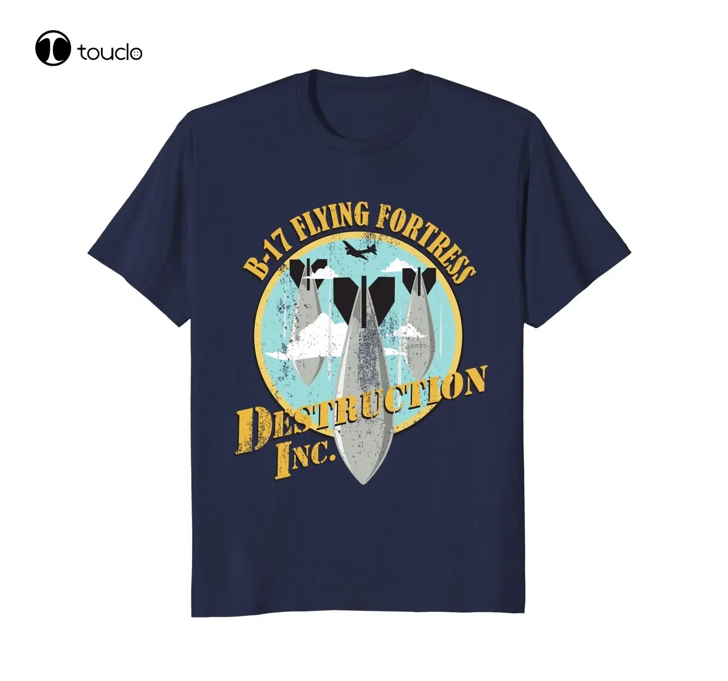 Hot Sale 100% Cotton B-17 Flying Fortress Ww2 Usaaf Bomber T Shirt Summer Style Tee