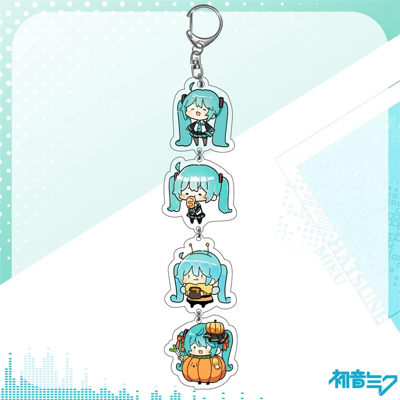 Кагамине Рин Лен аниме фигурка брелок для ключей Hatsune Miku Meiko Kaito кулон Itabag