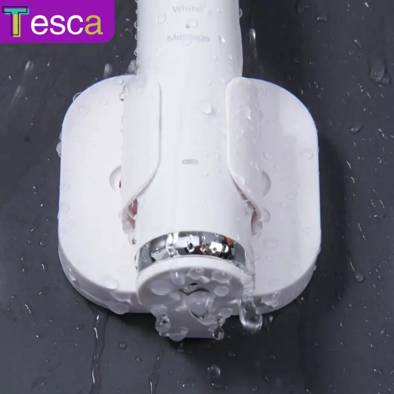 

Plastic Toothbrush Drain Storage Box Gravity Induction Wall Hanging Toothbrush Storage Rack Telescopic Gravity-sensing 1pcs