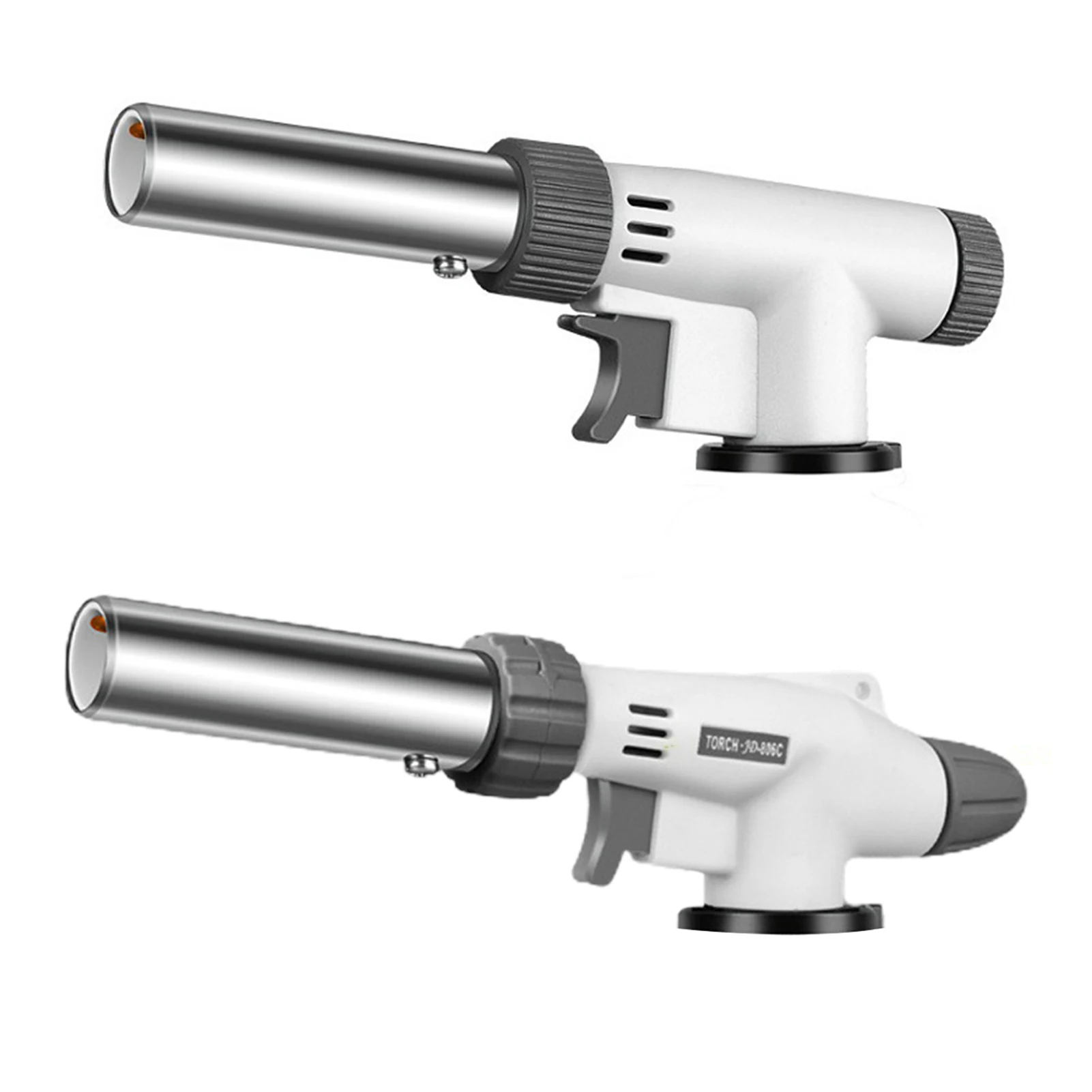 

Cassette Flame Torch Kitchen Blow Lighter Adjustable Fire Ignition Torch With Safety Lock Practical Kitchen Accessories Torch