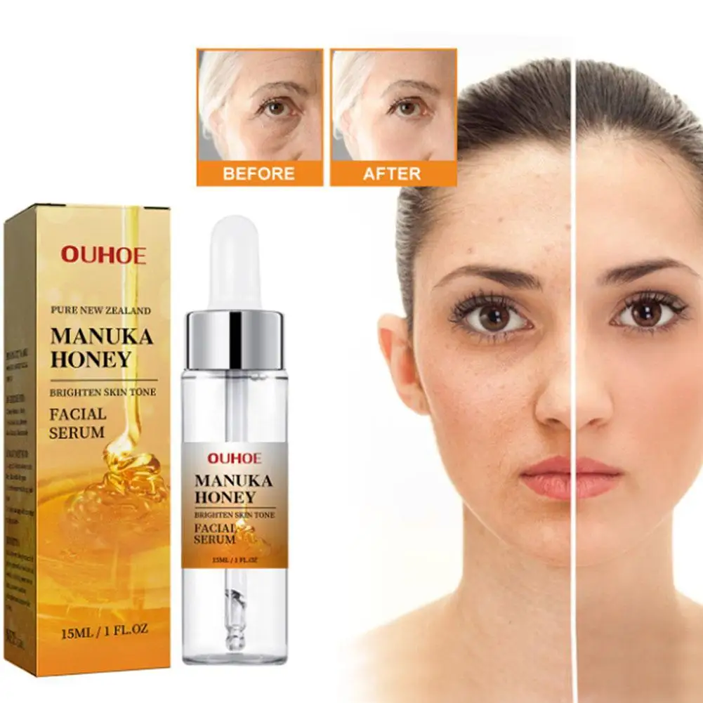 

Honey Wrinkle Removal Serum Anti Aging Lifting Firming Fade Fine Lines Hyaluronic Acid Moisturizing Nourishing Smooth Skin Care