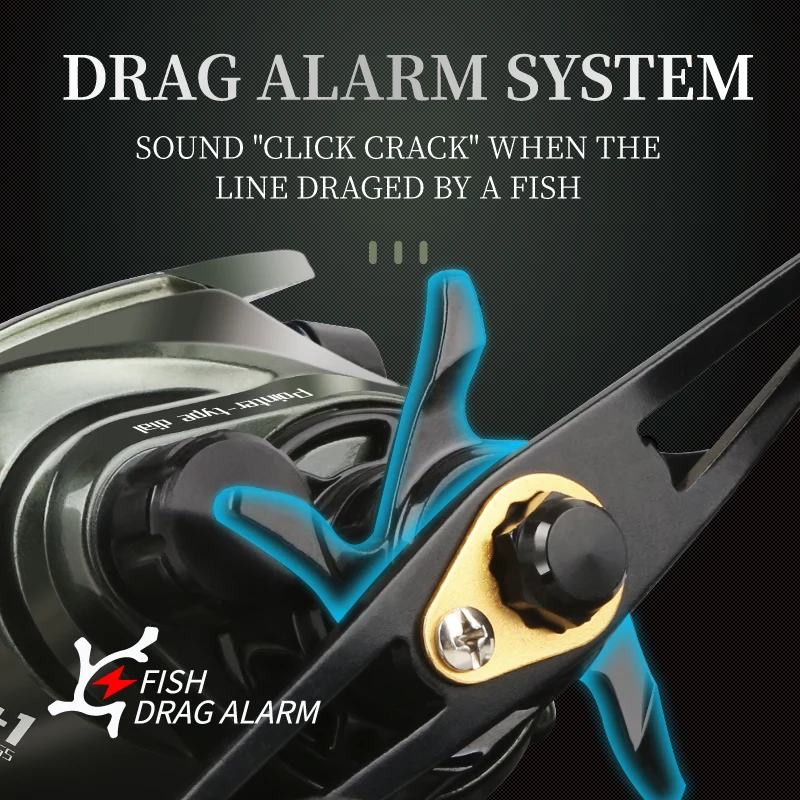 Новинка 2022 рыболовная катушка CEMREO для заброса приманки Магнитная Тормозная