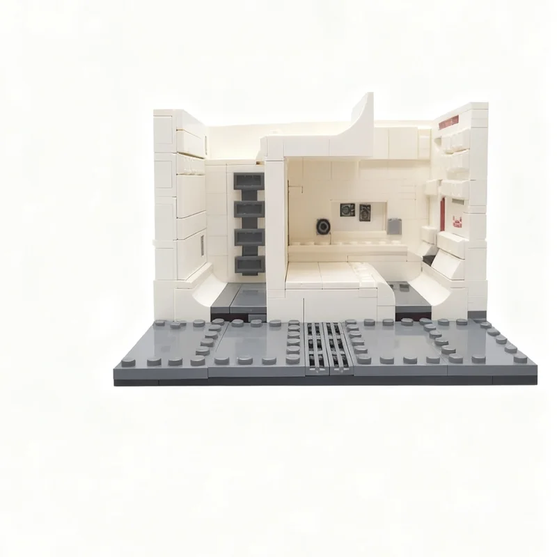 Фото 415 деталей MOC: Модель имперской тюремной камеры Кассиана Эндора из Star Battle, конструктор, архитектурная модель, рождественский подарок, идея для самостоятельной сборки №1