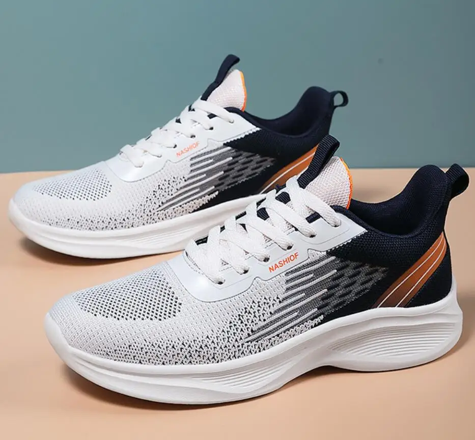 

Кроссовки мужские легкие дышащие, повседневная спортивная обувь для тренировок, Нескользящие, удобные, для улицы, модные детские кроссовки 39-45