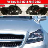 front headlight cover black base for benz cls w218 2010 2013 rear casing headlight back housing bottom protection shell
