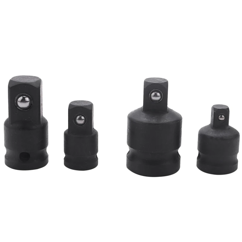 

4Pcs Impact Adapter And Reducer Set For Use With Impact Wrenches And Drills In Auto And Construction Work Set Adapter