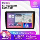 Автомагнитола 2DIN, 4G LET, Android 11, мультимедийный видеоплеер для Hyundai H1 Grand Starex 2007-2015, GPS-навигация, аудио, стерео