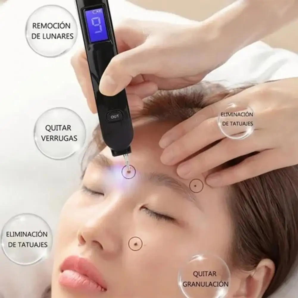 

1 Set Cauterize Pen Removal Machine Rechargeable Face Care Skin Tag Removal Surface Skin Tag Remover Wart Eliminator Pen Adult