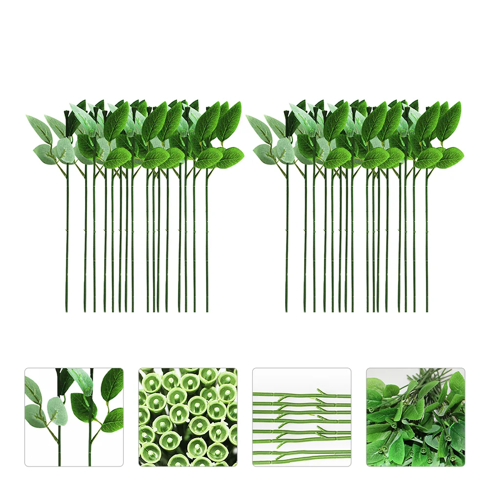 

Flower Floral Wire Stems Diyrose Supplies Leaves Wreath Materialgarlands Arrangement Stem Bulk Crafts Artificial Green Arranging