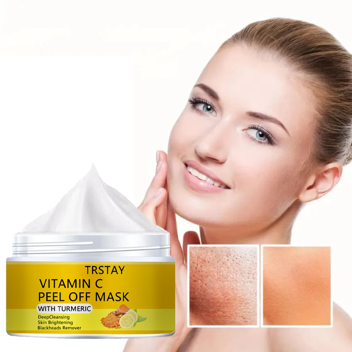 Пилинг-маска TRSTAY с витамином C и куркумой