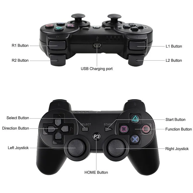 Беспроводной контроллер с поддержкой Bluetooth для SONY PS3 геймпад Play Station 3 консоль