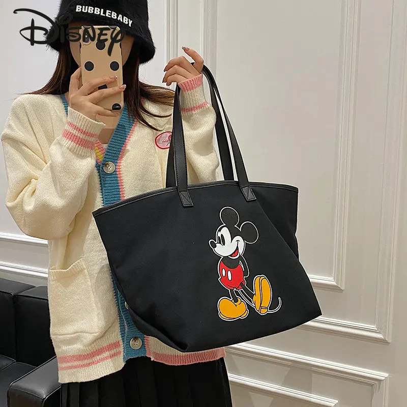 Disney Mickey's New Popular Women's Bag Fashion High Quality Shoulder Bag Large Capacity Multi Functional Leisure Shopping Bag