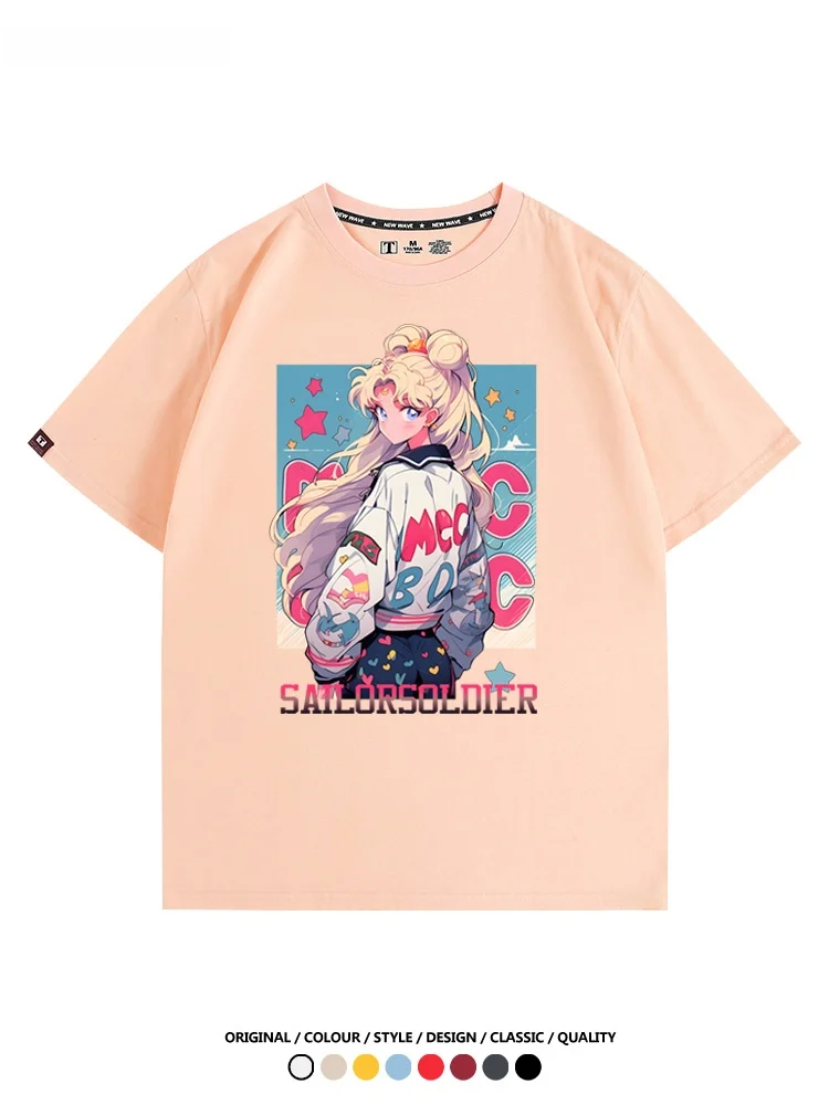 Кодифицированная футболка Pret Girl Warrior с периферийными устройствами мультяшная