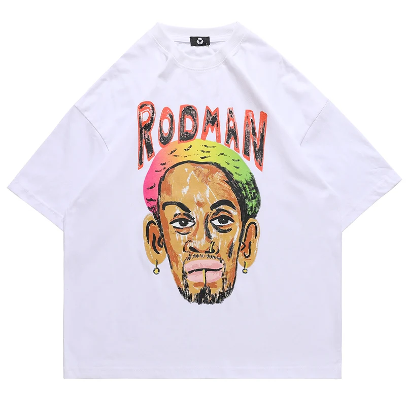 Футболка Мужская/Женская хлопковая оверсайз в стиле хип-хоп |