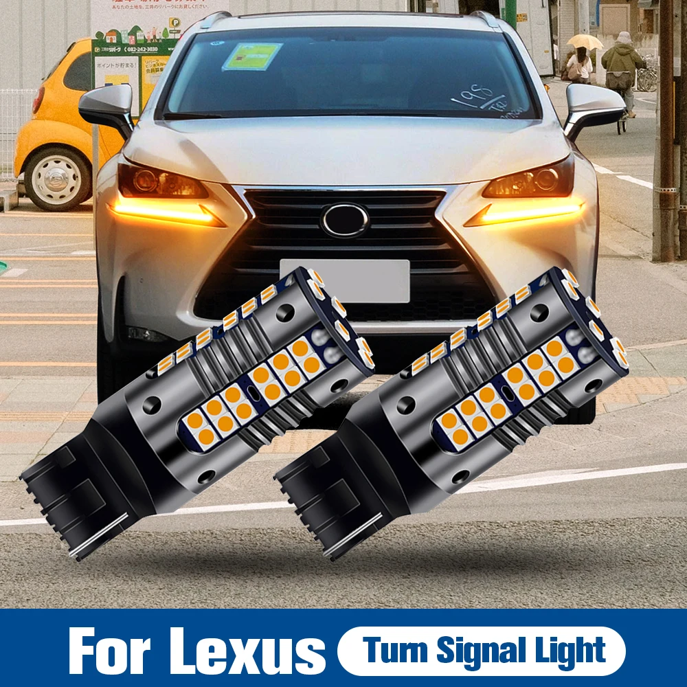 

2x LED Turn Signal Light WY21W 7440A Canbus For Lexus ES300 ES330 ES350 GS300 GS430 GS350 GS450H GS460 RX330 RX400H RX350 RX450H