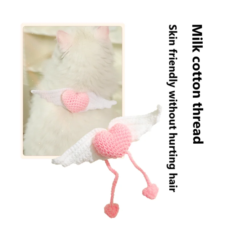 

Pet Knitted Collar Cat Dog Christmas Spring Festival Accessories Cute Santa Claus Green Festive Atmosphere Puppy Accessories