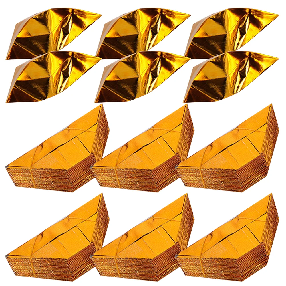 

Товары для поклонения, похоронная гробница, поставка в день, бумажные слитки ручной работы для поклонения золотым предродителям, 1000 шт.