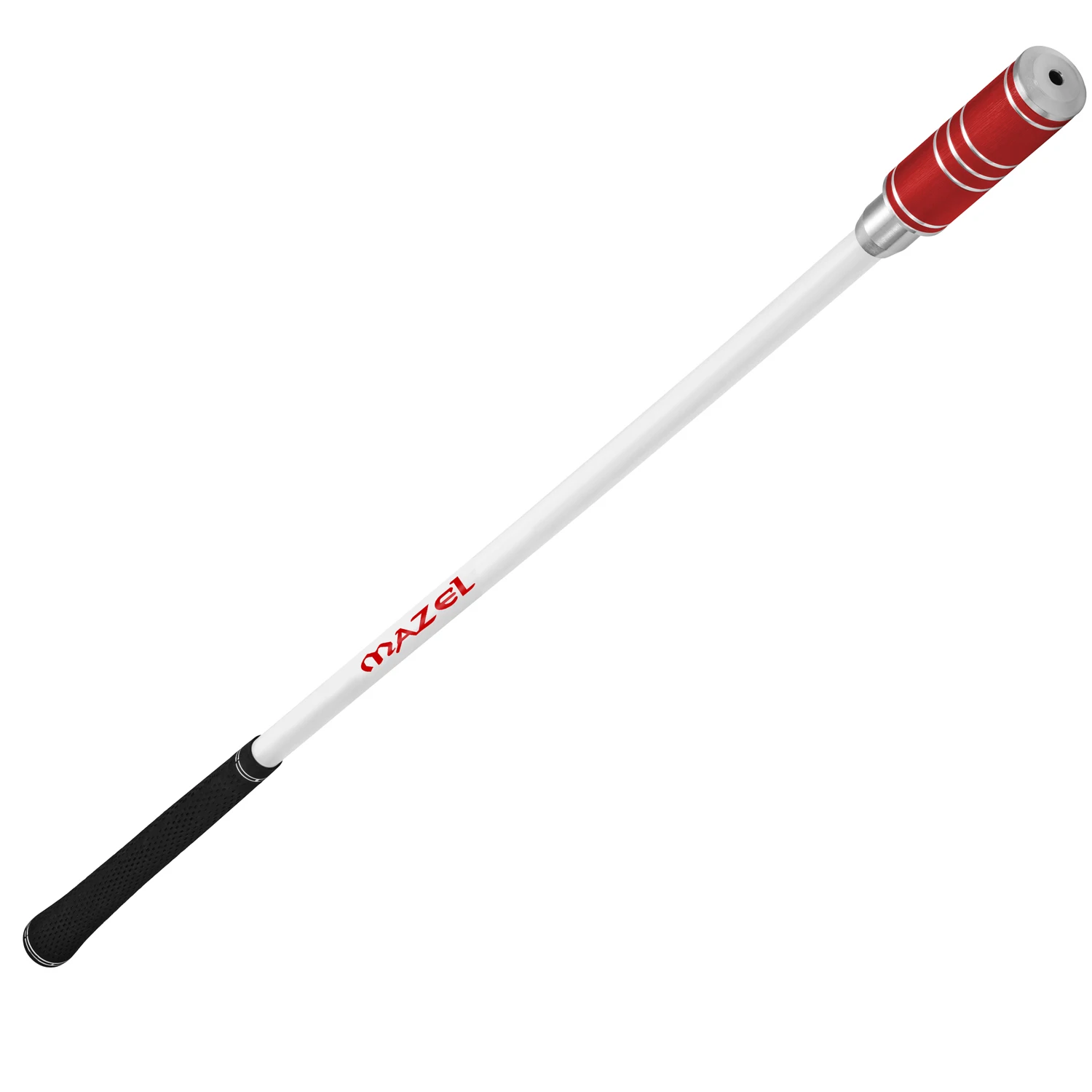 MAZEL Golf Swing Trainer Aid Warm-Up Stick For Strength, Flexibility And Tempo Rubber& Stainless Steel For Men Or Women