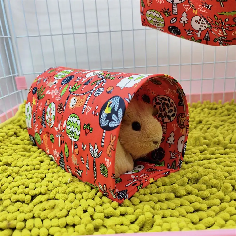 

Hamster Play Tubes Forest Pattern Hideout Tunnel Toy Pet Supplies For Guinea Pig Rabbit Hedgehogs Chinchillas Guinea Pig Cage