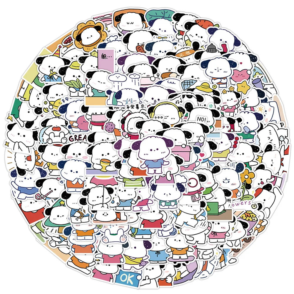 

10/30/60/120pcs Cute Anime Pochacco Cartoon Stickers Aesthetic Decals Scrapbook Laptop Phone Kawaii Decoration Sticker Kids Toy