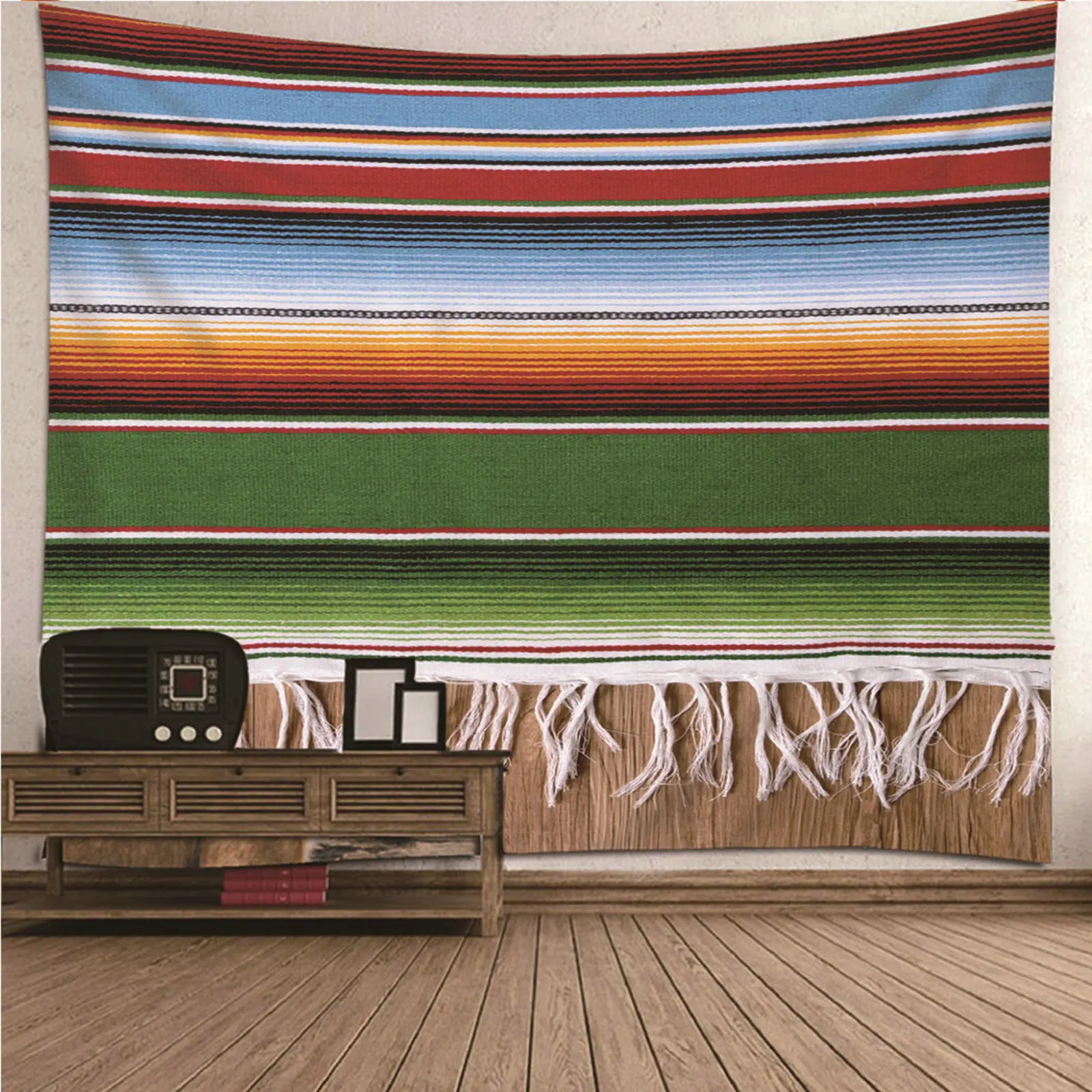 

Небольшой декоративный настенный Декор, декоративный гобелен, в стиле Триппи, мандала, хиппи, полосы, Настенное подвесное одеяло, художеств...