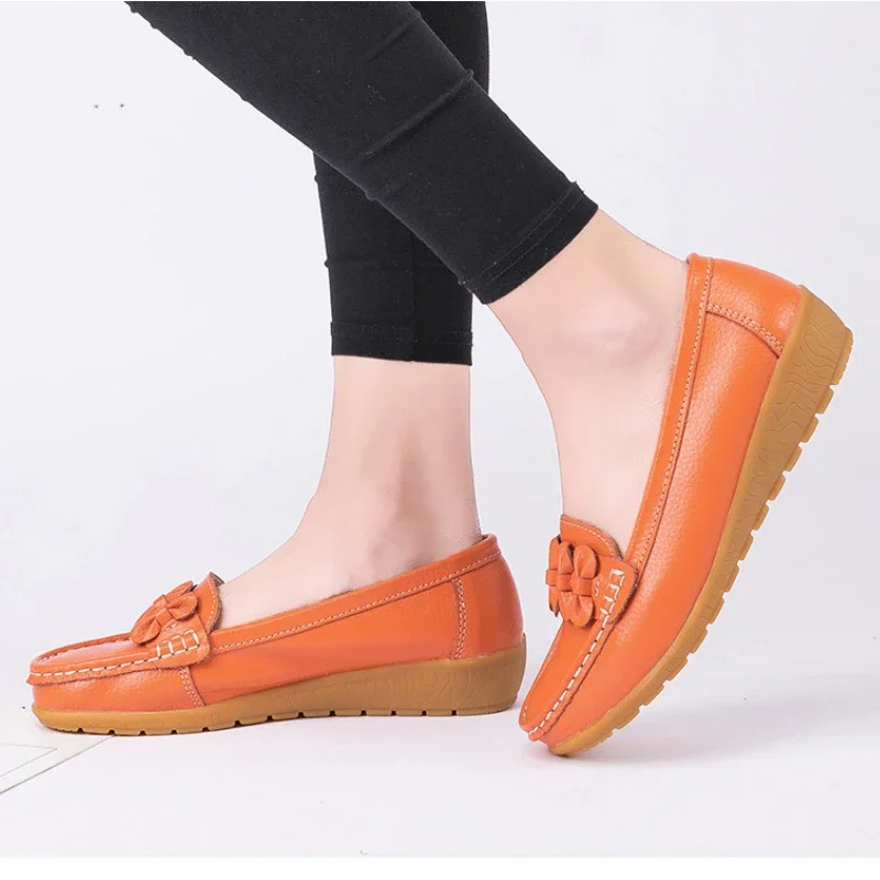Женская обувь повседневные женские лоферы без шнуровки на плоской подошве