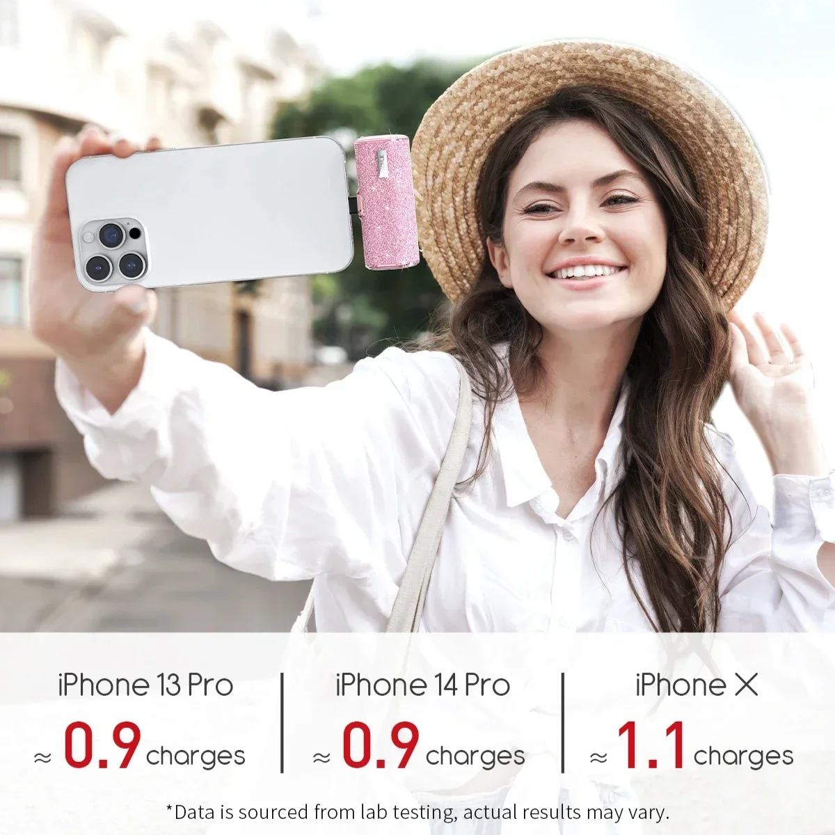 Фото iWALK Мини Роскошный Блестящий Power Bank Портативная Карманная Капсула Аварийный Power Bank Зарядное Устройство Для Телефона Мобильный Powerbank Капсула №3