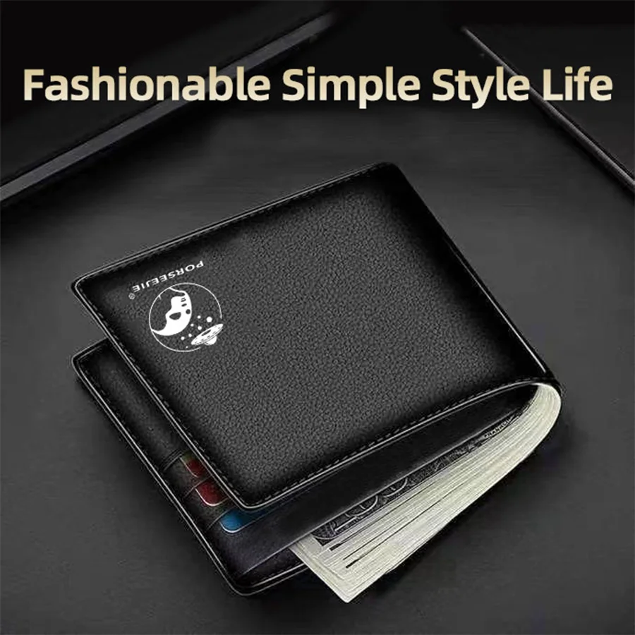 Классический Короткий Складной Мужской Кошелек Женский Большой Емкости С