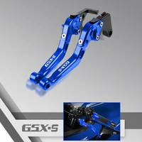 for suzuki gsxs 750 gsxs750 2011 2020 2012 2013 2014 2015 2016 2017 2018 motorcycle cnc adjustable folding brake clutch levers