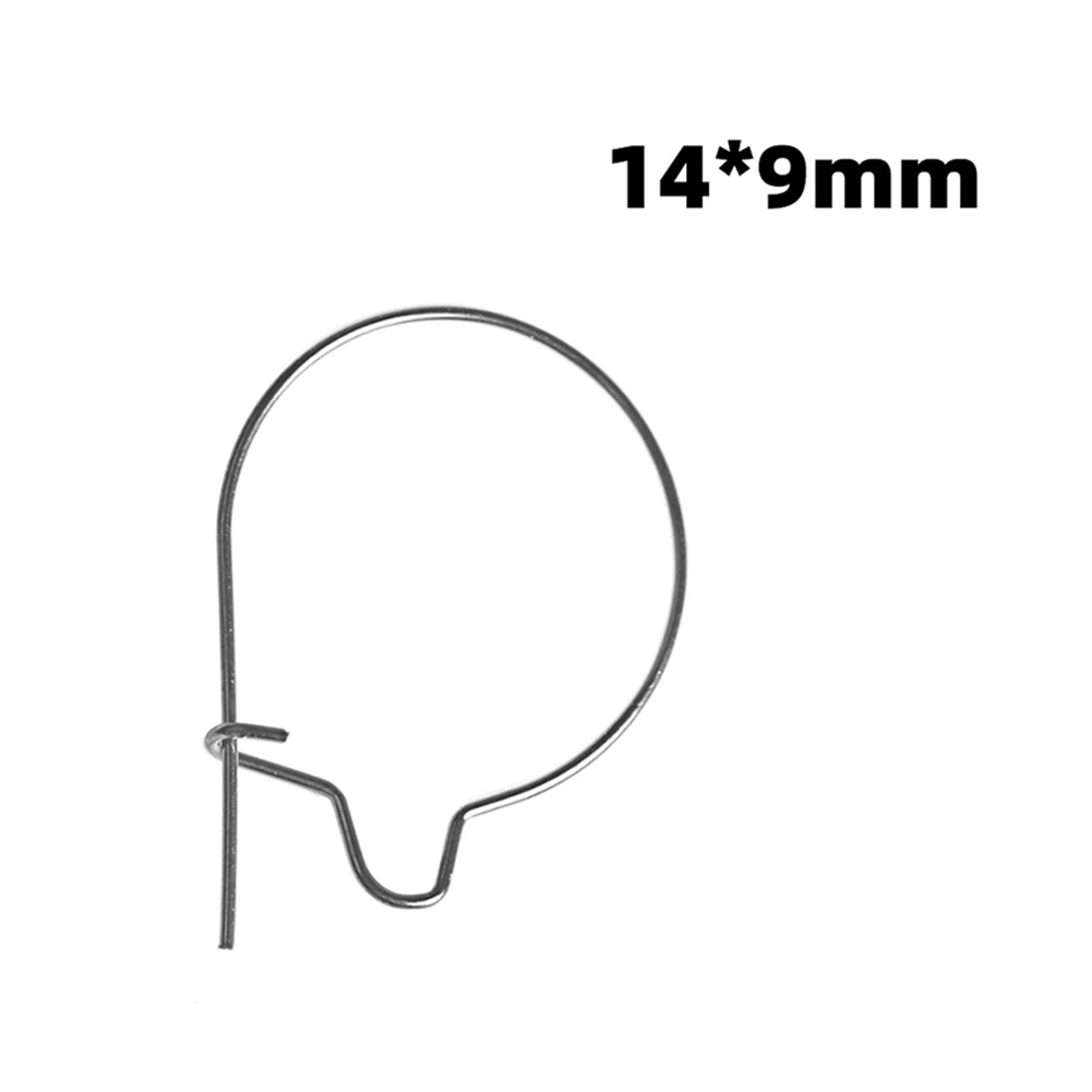 

10PCS Carp Fishing Maggot Clips Rings Carp Fishing Terminal Tackle S M L Stainless Steel Spike Live Bait Lure Hook Fishing Tool