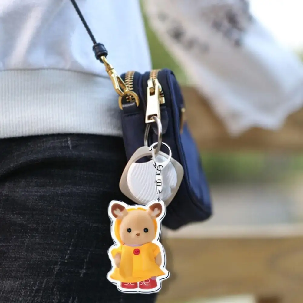 Акриловый брелок для ключей с изображением животных