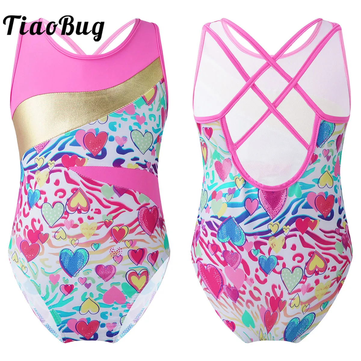 

Детское балетное танцевальное трико для девочек, гимнастический тренировочный боди, унитард, танцевальная одежда, костюмы для выступлений балерины и соревнований