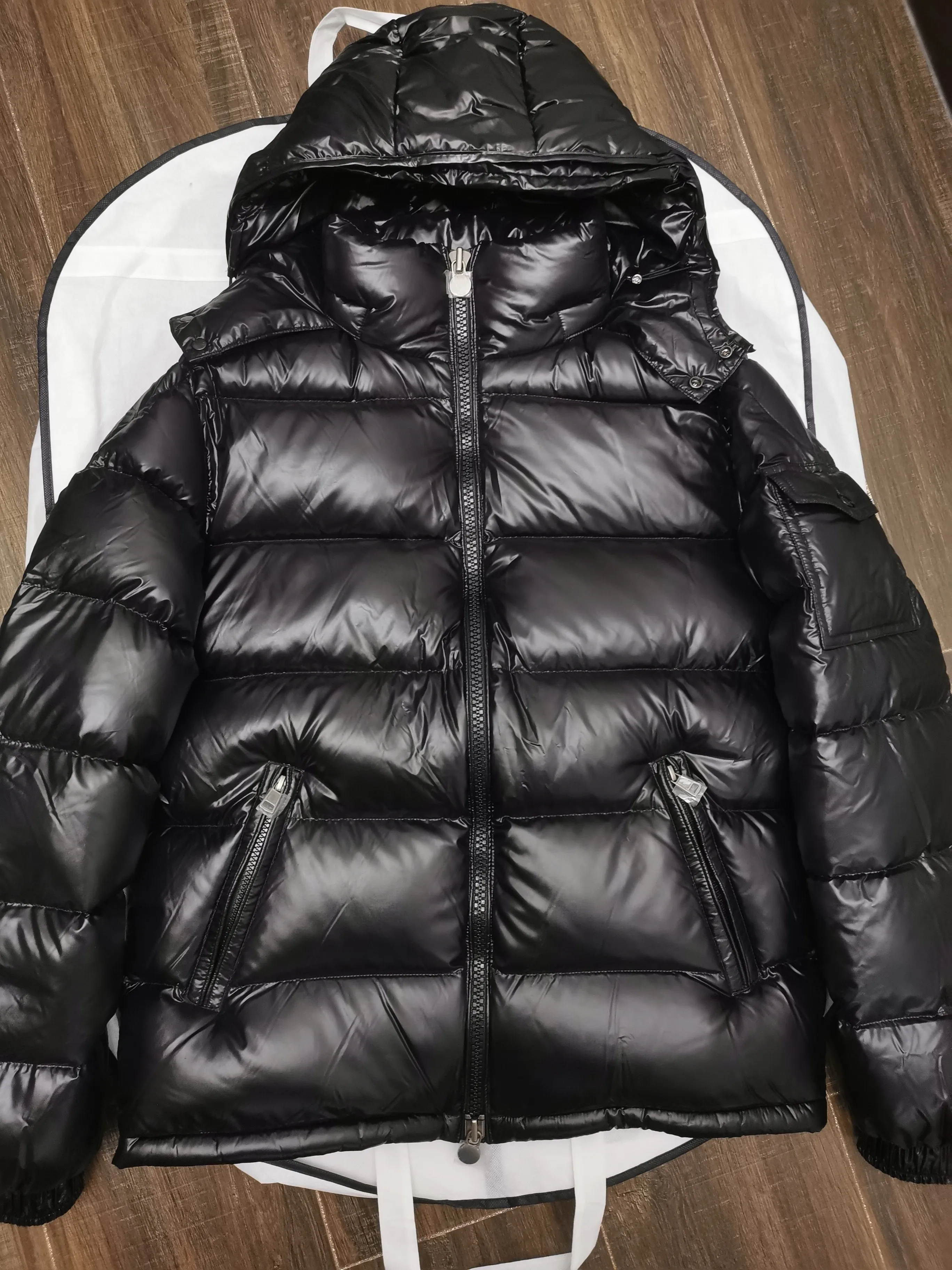

2022 New, High Version, Most Classic Style, Double Zipper Hooded Down Jacket, Detachable Hat