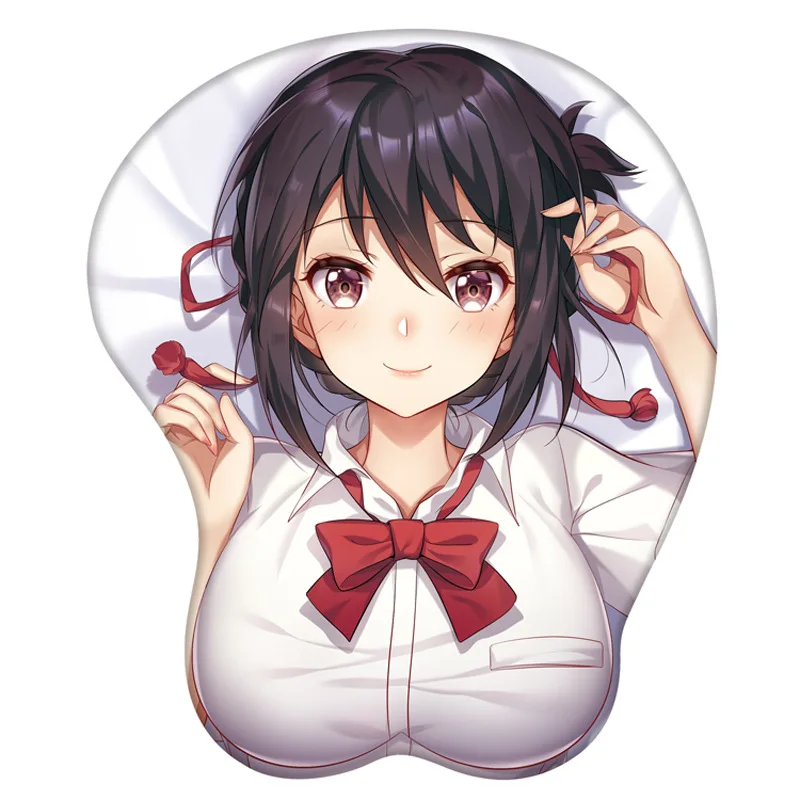 Коврик для мыши Miyamizu Mitsuha с изображением вашего имени мультяшный аниме наружный